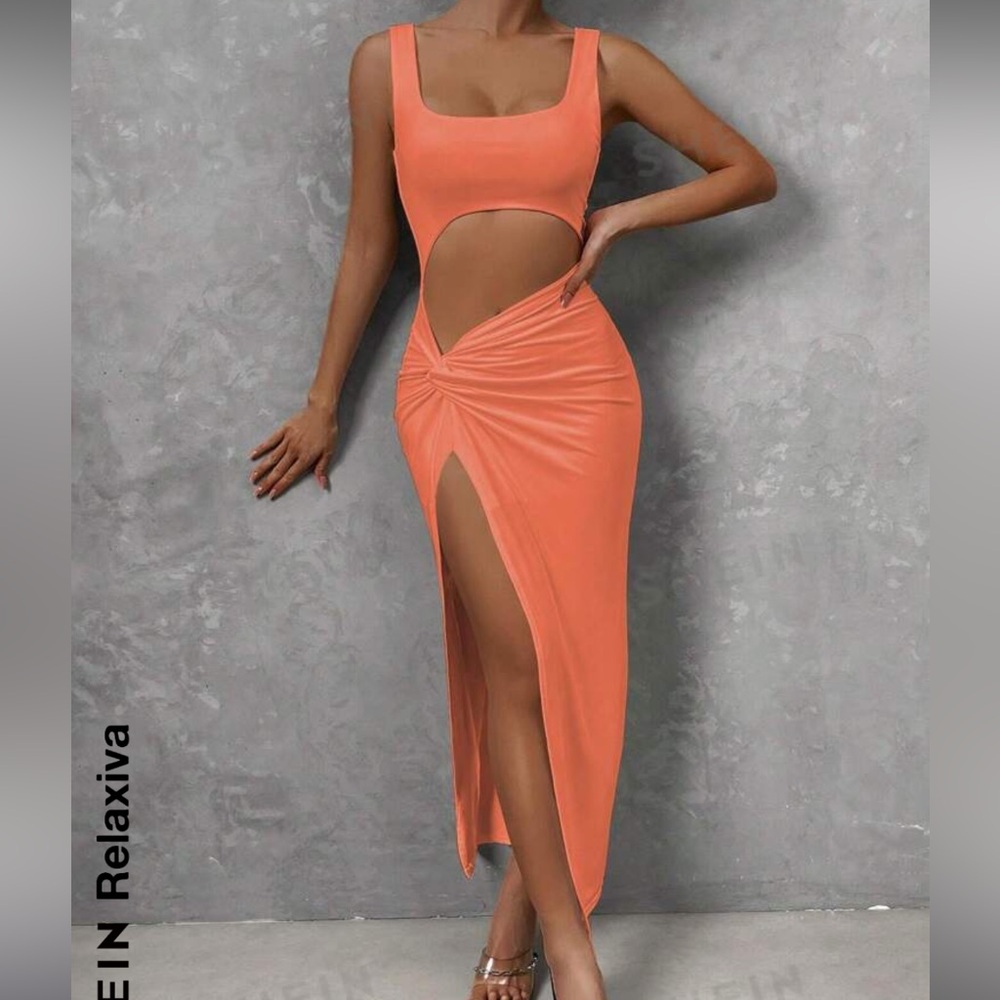 Cutout Twist Dress